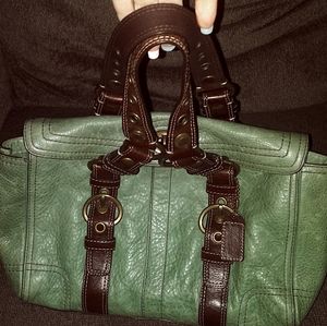 Coach leather purse make offers please